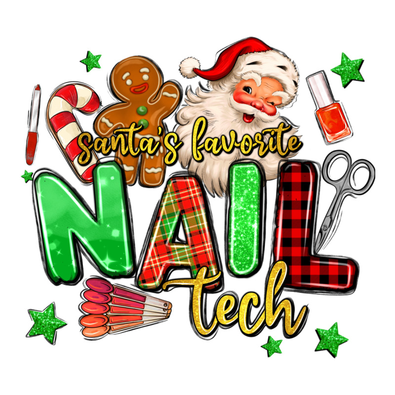 Santas Favorite Nail Tech Premium Tee by MaliasSmallBusiness | Teevron