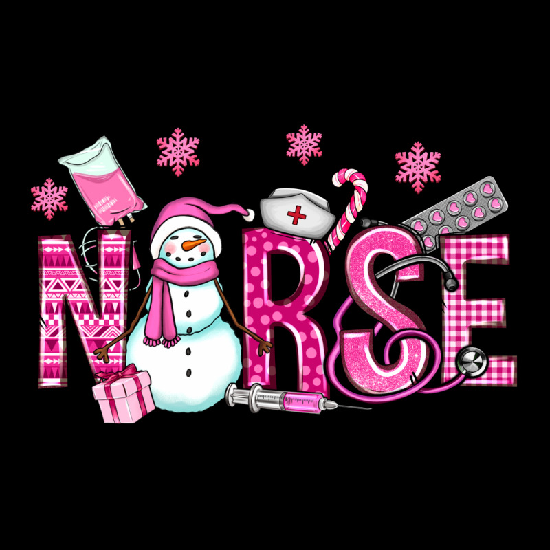 Nurse Pink Christmas Heavyweight Sweatshirt by OliviaCreatesArt | Teevron