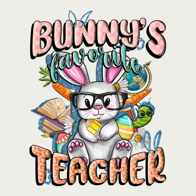 Bunny's Favorite Teacher Easter Day Zipper Hoodie by FaDigitalArtStudio | Teevron