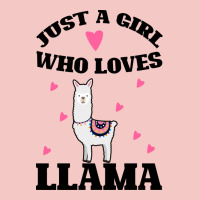 Llama Just A Girl Who Loves Llamas Urban Heavy Tee | Teevron