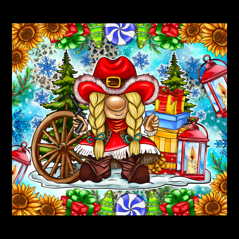 Christmas Cowboy Gnome Premium Sweatshirt by CowhideDigitalArt | Teevron