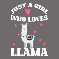 Llama Just A Girl Who Loves Llamas Urban Heavy Tee | Teevron