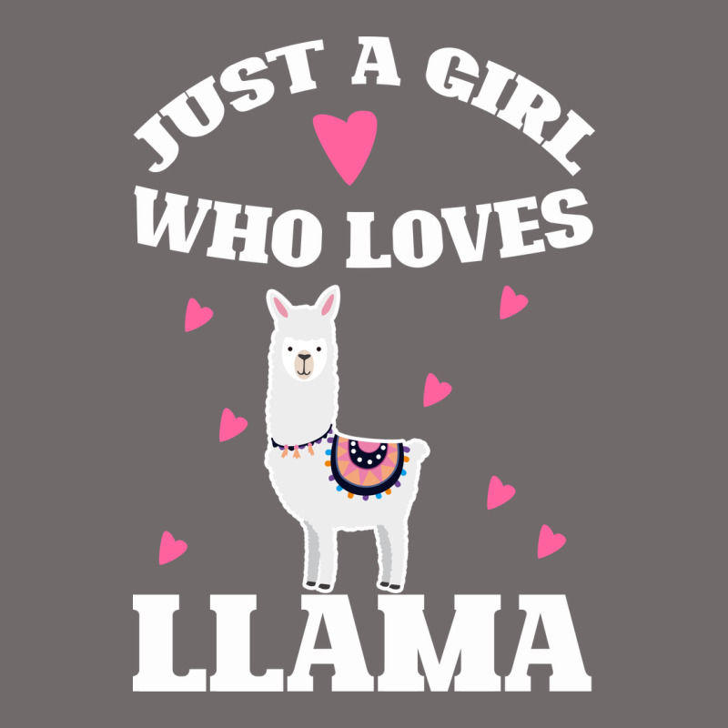 Llama Just A Girl Who Loves Llamas Urban Heavy Tee by Bettercallsaul | Teevron