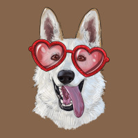White Shepherd With Love Glasses Premium Tee | Teevron