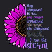 I Am The Storm Sunflower Vintage Tee | Teevron