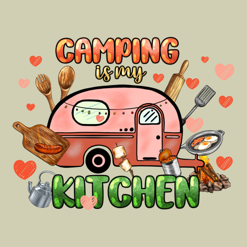 Camping Is My Kitchen Heavy Core Tee by NancyCooperArtShop | Teevron