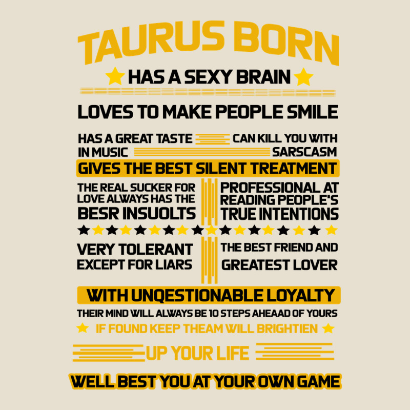 Taurus Facts Urban Heavy Tee by Bettercallsaul | Teevron
