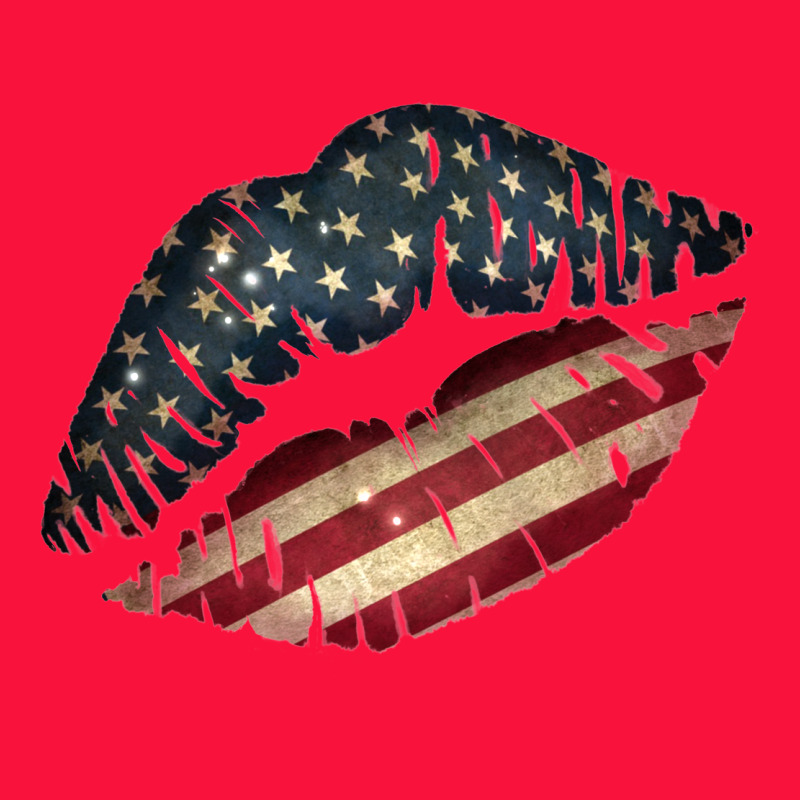 Vintage American Flag Lips Classic Tee by Bettercallsaul | Teevron