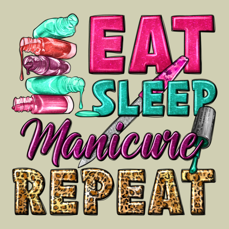 Eat Sleep Manicure Repeat Heavy Core Tee by NancyCooperArtShop | Teevron