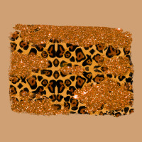 Leopard Glitter Background Vintage Tee | Teevron