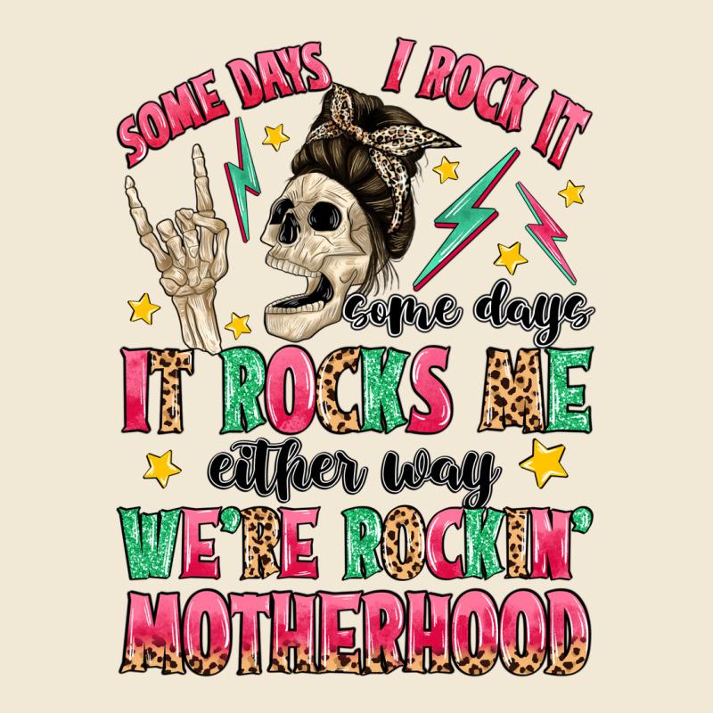 Some Days I Rock It Some Days It Rocks Me Premium Tee by MaliasSmallBusiness | Teevron