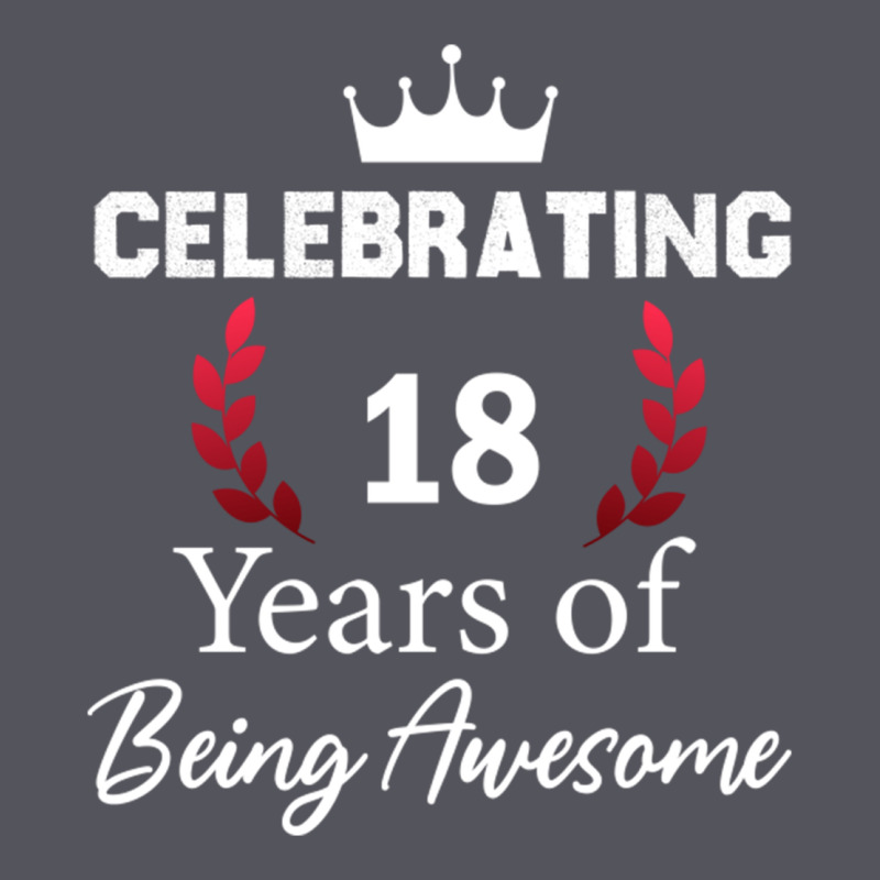 18 Years Of Being Awesome, 18 Year Old Birthday Gi Vintage Hoodie by tuanDangUi | Teevron