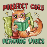 Purrfect Cozy Reading Vibes Heavy Core Tee | Teevron