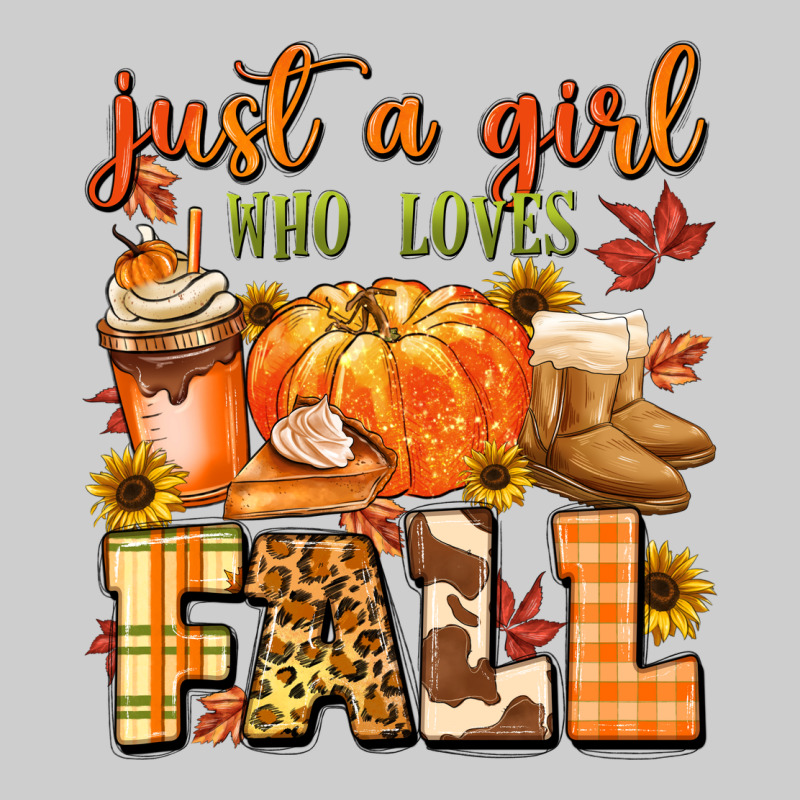 Just A Girl Who Loves Fall Premium Tee by MaliasSmallBusiness | Teevron