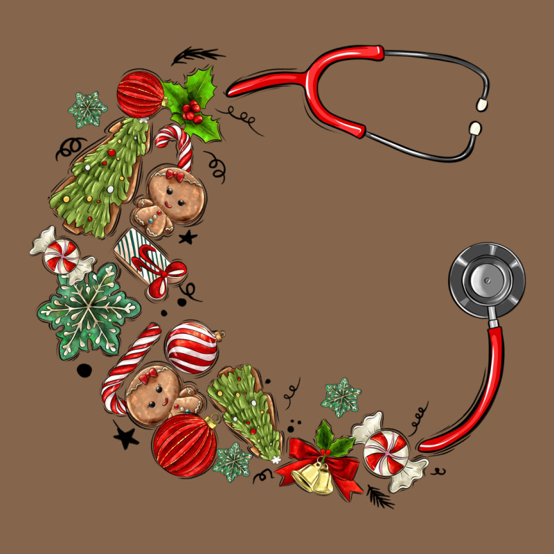 Custom Name Christmas Stethoscope Premium Tee by MaliasSmallBusiness | Teevron