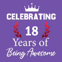 18 Years Of Being Awesome, 18 Year Old Birthday Gi Premium Sweatshirt | Teevron