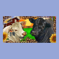 Charolais Bull And Black Angus Bull With Farm Classic Tee | Teevron