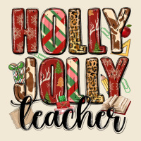 Holly Jolly Teacher Premium Tee | Teevron