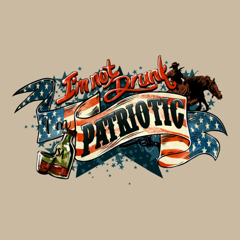 I'm Not Drunk I'm Patriotic Long Sleeve Tee by HowdyJamesFarm | Teevron