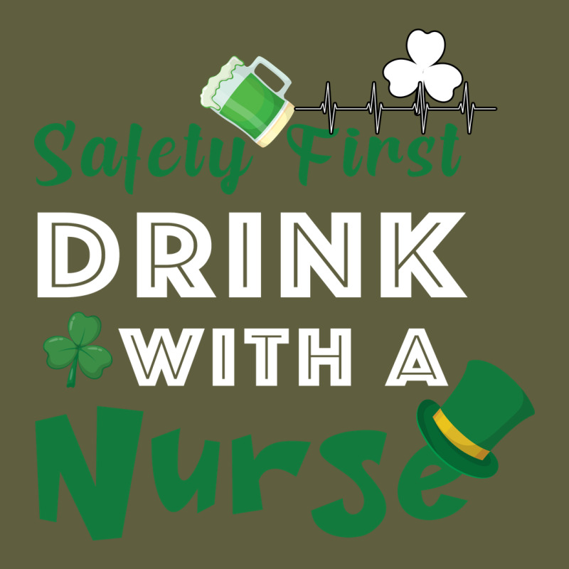 Safety First Drink With A Nurse Vintage Tee by Bettercallsaul | Teevron
