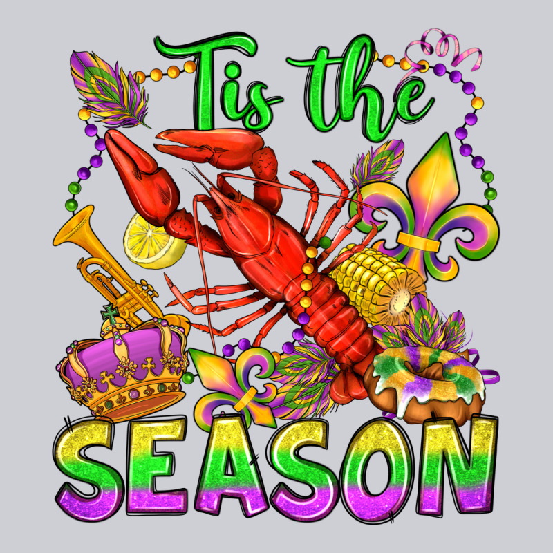 Tis The Season Mardi Gras Olivia Heavyweight Sweatshirt by OliviaCreatesArt | Teevron