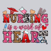 Nursing Is A Work Of Heart Heavyweight Sweatshirt | Teevron