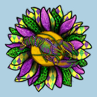 Mardi Gras Sunflower With Crawfish Premium Hoodie | Teevron