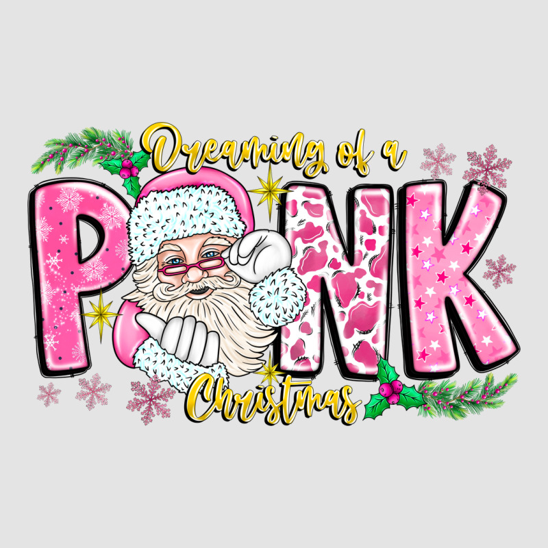Dreaming Of A Pink Christmas Premium Sweatshirt by CowhideDigitalArt | Teevron