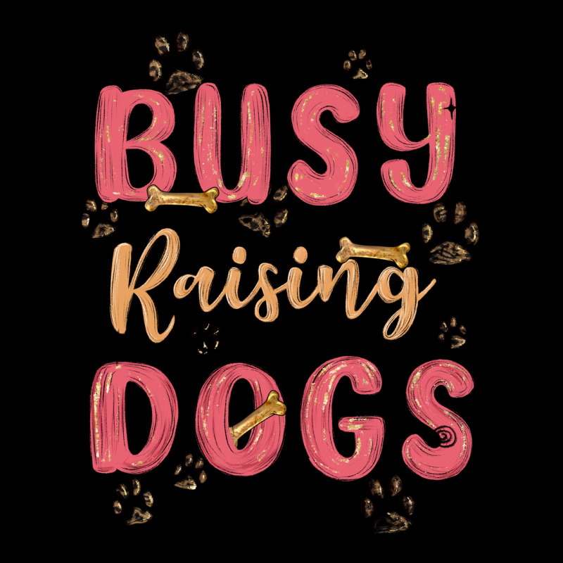 Busy Raising Dogs Heavy Core Tee by MaliasSmallBusiness | Teevron