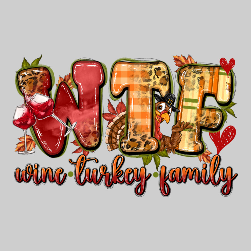 Funny Thanksgiving Wine Turkey Family Premium Tee by MaliasSmallBusiness | Teevron