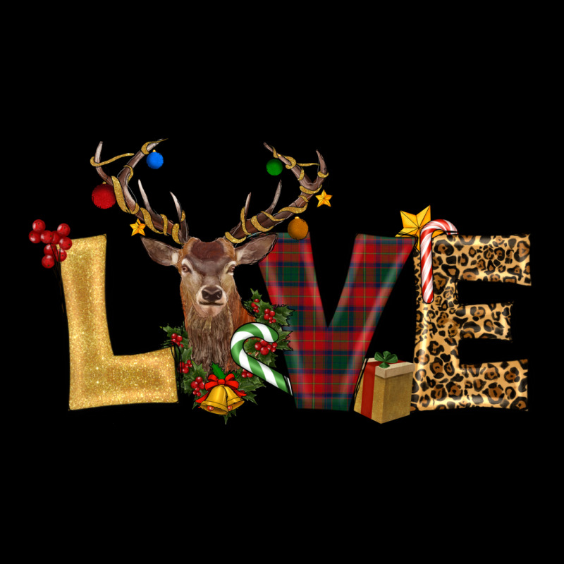 Christmas Reindeer Love Ladies Tee by RanaPortraitStore | Teevron