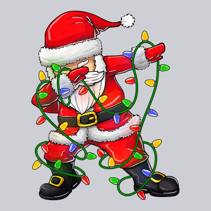 Dabbing Santa Christmas Tree Lights Classic Tee by tuanDangUi | Teevron