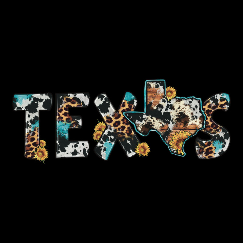 Texas Sunflower Cowhide Leopard Texas Map Urban Hoodie by Artiststas | Teevron