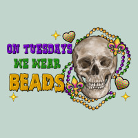 On Tuesdays We Wear Beads Skull Zipper Hoodie | Teevron