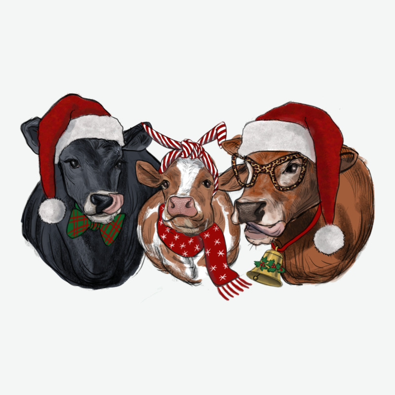 Christmas Heifers Urban Heavy Tee by RanaPortraitStore | Teevron