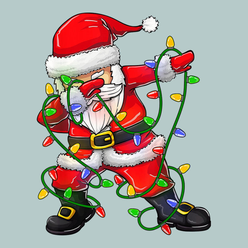 Dabbing Santa Christmas Tree Lights Heavy Core Tee by tuanDangUi | Teevron