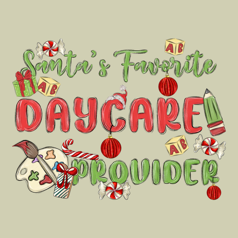 Santa's Favorite Daycare Provider Heavy Core Tee by MaliasSmallBusiness | Teevron