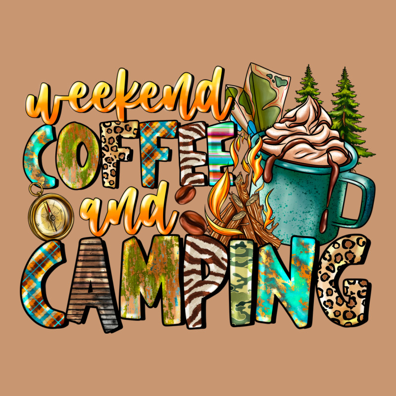 Weekends Coffee And Camping Heavyweight Hoodie by CowhideDigitalArt | Teevron
