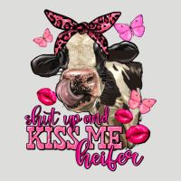 Valentine's Day Shut Up And Kiss Me Heifer Holstein Cow Zipper Hoodie | Teevron