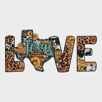 Love Texas Map Sunflower Leopard Cowhide Urban Hoodie | Teevron