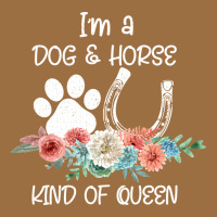 Im A Dog And Horse Kind Of Queen Vintage Tee | Teevron