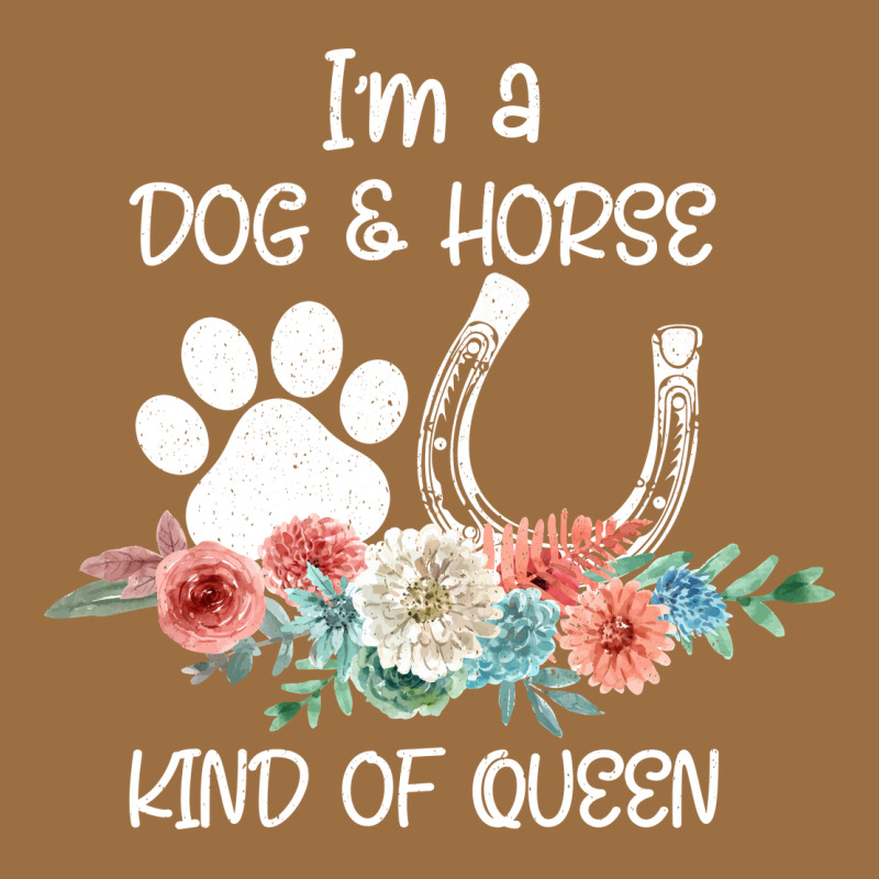 Im A Dog And Horse Kind Of Queen Vintage Tee by Bettercallsaul | Teevron