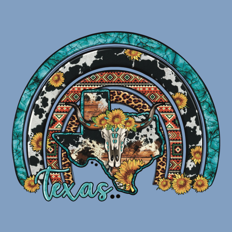Texas Map Sunflower Leopard Cowhide Aztec Turquoise Gemstone Rainbow Urban Hoodie by Artiststas | Teevron