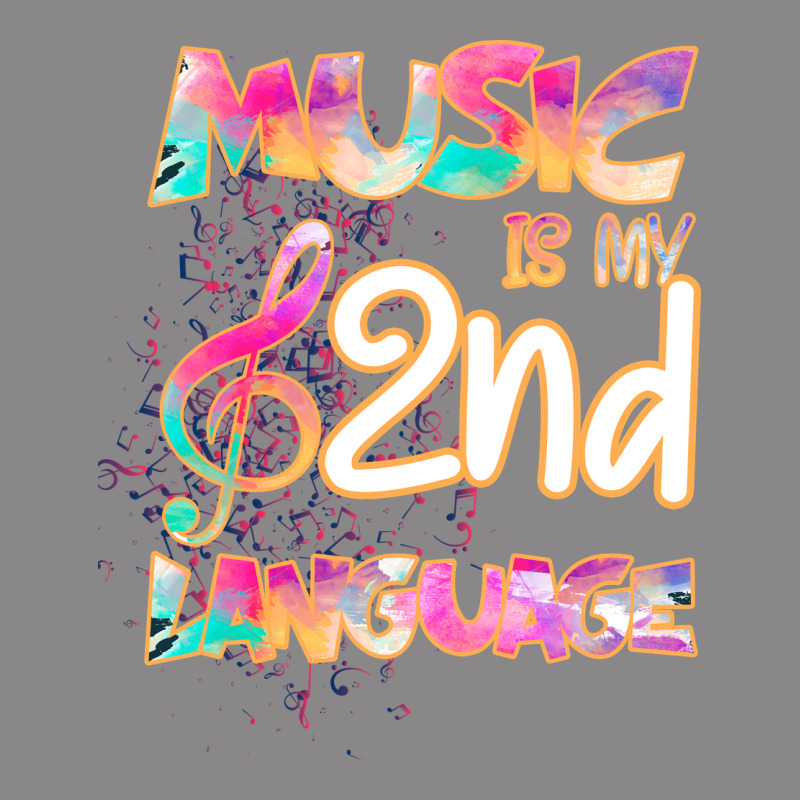 Cool I Love Music Shirt Gifts Music Is My Second Language Vintage Tee by Bettercallsaul | Teevron