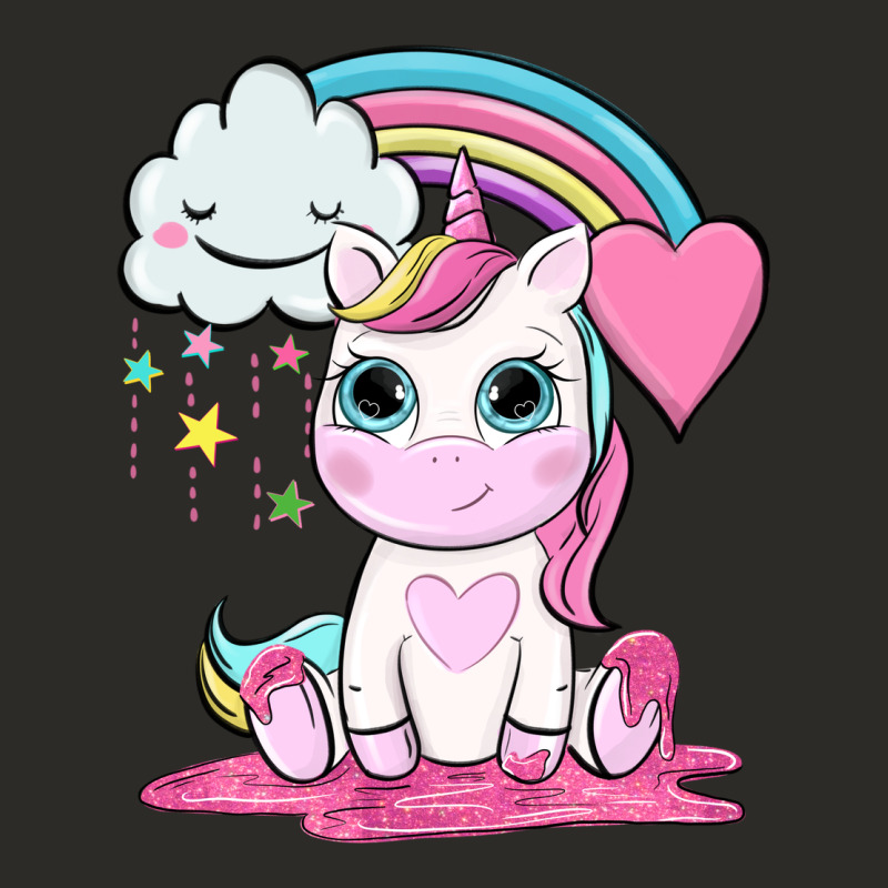 Cute Unicorn And Rainbow Heavy Core Tee by NancyCooperArtShop | Teevron