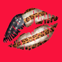 Vintage American Flag With Leopard Pattern Classic Tee | Teevron