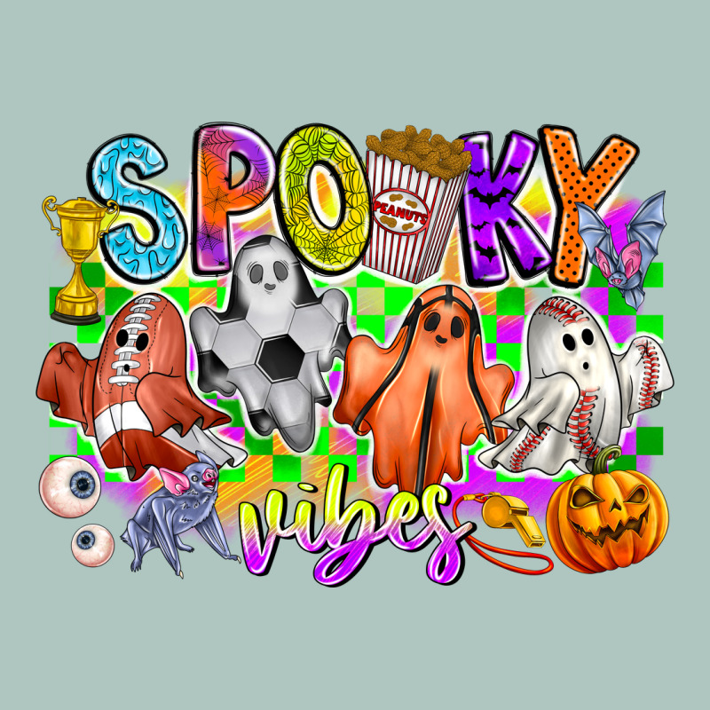 Spooky Vibes Ghost Premium Sweatshirt by CowhideDigitalArt | Teevron