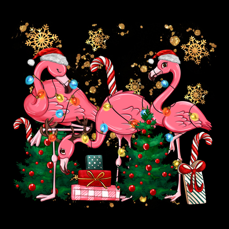 Christmas Flamingos Premium Tee by MaliasSmallBusiness | Teevron