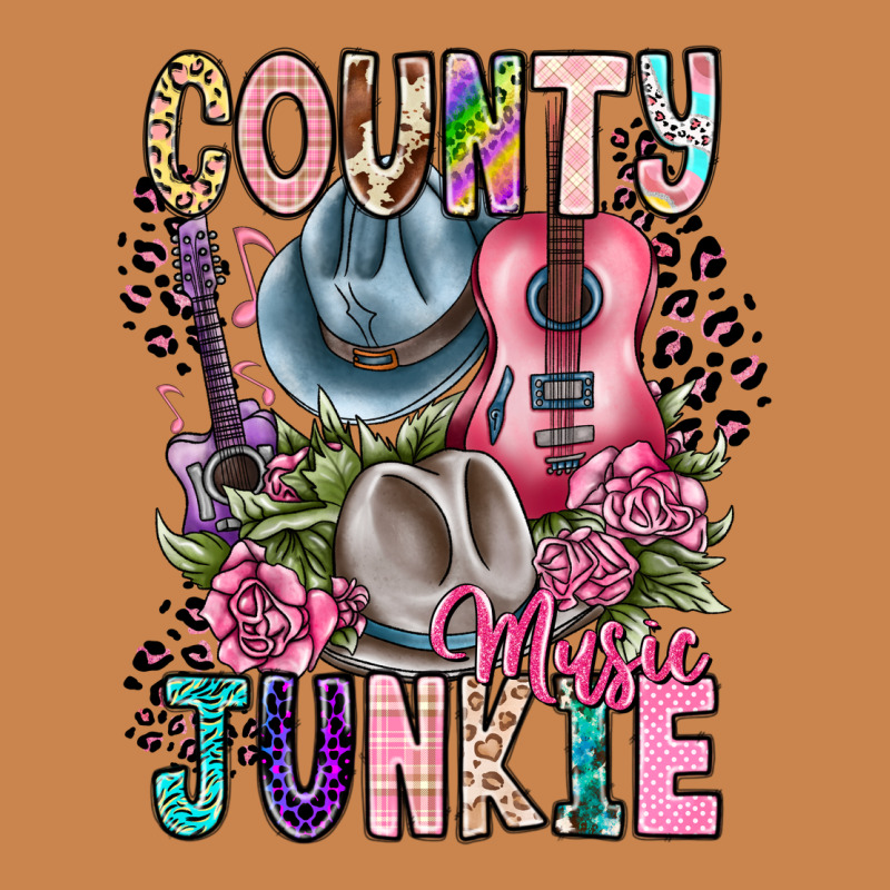 Country Music Junkie Heavyweight Hoodie by CowhideDigitalArt | Teevron