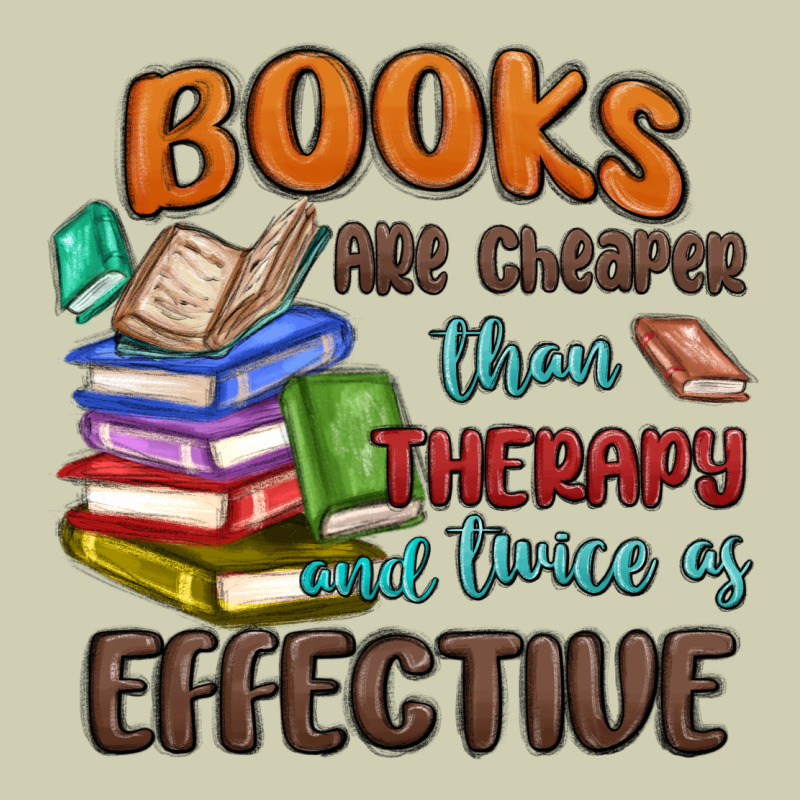 Books Are Cheaper Than Therapy Heavy Core Tee by MaliasSmallBusiness | Teevron